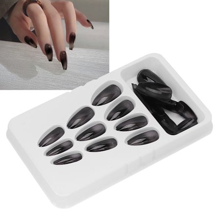 Akryl Press On Naglar, Utsökta Avtagbara Full Täckning Lösnaglar, Trendigt Utseende för Fester, Danser, Bröllop, Dejter och Vardagsliv,