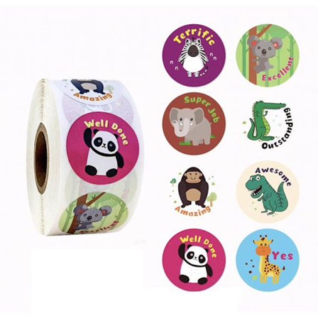 500st stickers klistermärken - Djur motiv - Cartoon