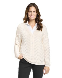 Strikket trøje Off-white - 40/42 - Åshild