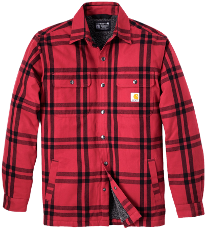 Carhartt Workwear Carhartt M's Roane Hooded Shirt Jacket Crabapple