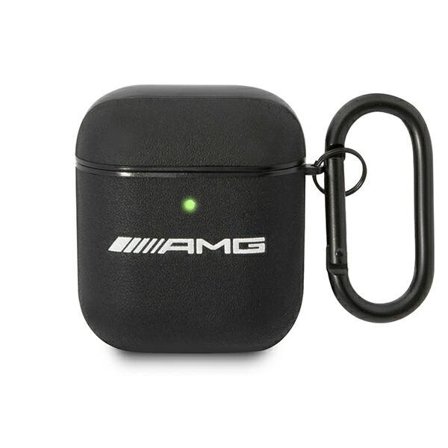 AMG AMA2SLWK AirPods-deksel svart/svart skinn