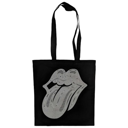 The Rolling Stones Hackney Diamonds Holo Tongue Tote Bag One Si