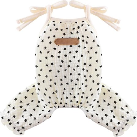 Koirapyjama, kevätkesä, koiranvaatteet pienille koirille, tytöille ja pojille, tähdenmuotoinen pentuhaalari, koirapyjama, lemmikkikissan pyjama-asu, 