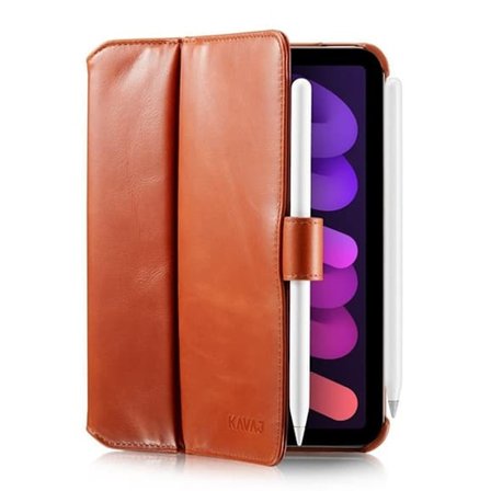 KAVAJ iPad mini (gen 6)/iPad mini (A17 Pro) Fodral London Brun