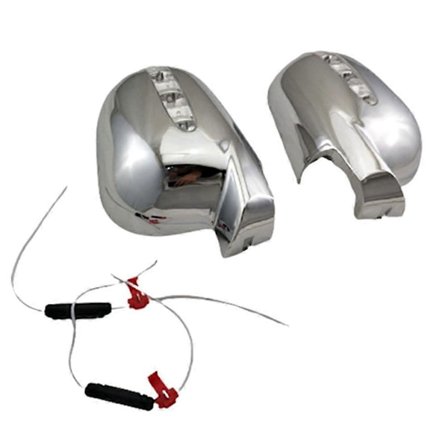 1 par bil backspegelkåpor med LED-linje för - M-klass W163 ML-klass 1997-2005 sidodörrspegellister