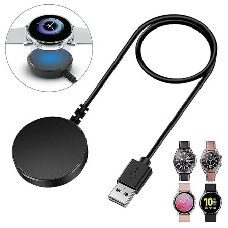 Trådlös magnetladdare för Samsung Galaxy Smart Watch Active 2 R820 R830 R500 Laddstation