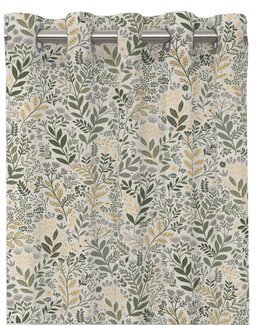 Öljettlängd med tryckt motiv Hage 2-pack Grön - Linea