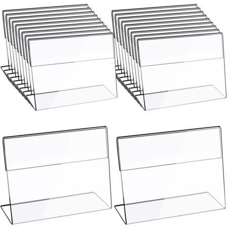 20 stk A6 akryl skrått bak brosjyre display (horisontal)