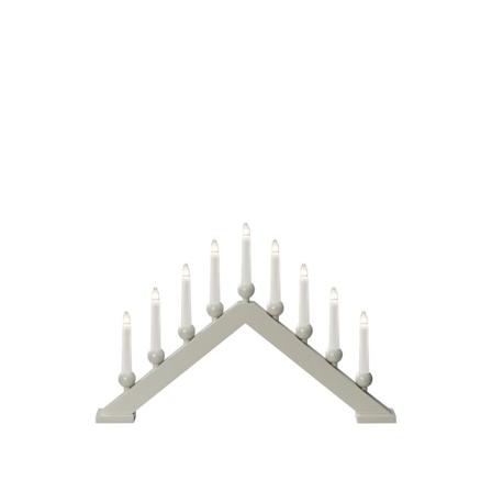 Konstsmide 3934-975 Elektrisk lysestake 9 lys Beige, Belysning