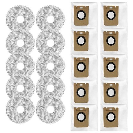 Bot L10s Ultra/ S10/ S10 Pro Robotdammsugare Tillbehör Ersättningsdammpåse Mopp