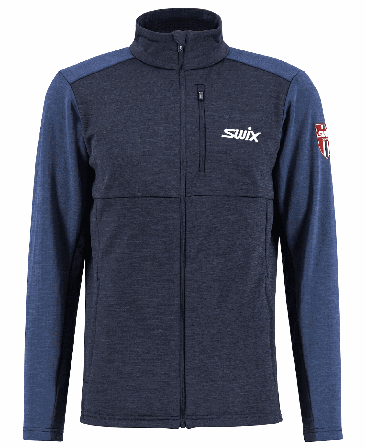 Swix Infinity Midlayer jkt M Lake blue