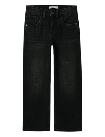 name it | Nkfrose Hw Wide Jeans Destr 1411-Be Noos | 116
