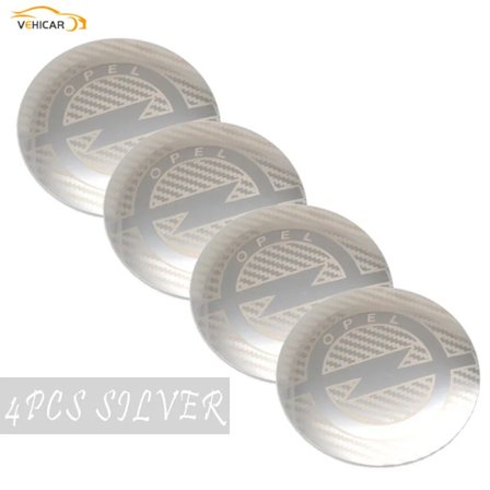 4 stk. hjulcenter navkapsel klistermærker emblemer til Opel Astra Mokka Insignia Zafira Corsa bilstyling nav center dæksel