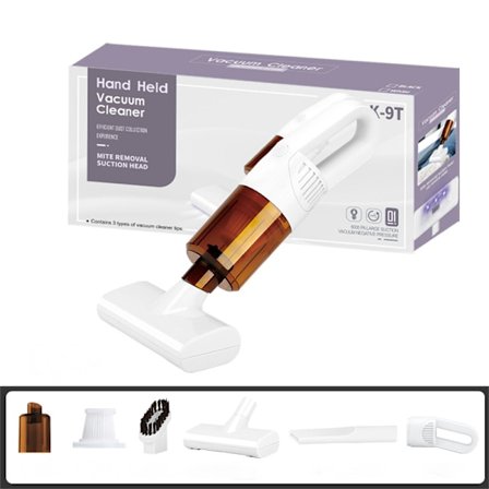 2023 Ny Elektrisk Handhållen Kvalsterborttagning Dammsugare