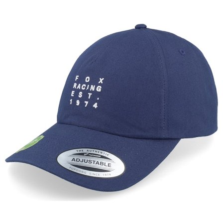 Fox - Blå unconstructed Keps - Est.1974 Hat Midnight Dad Cap @ Hatstore