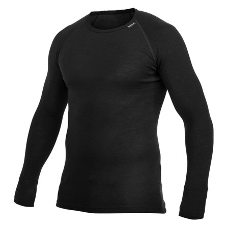 Woolpower Unisex Crewneck Lite Men base layer tops Black S
