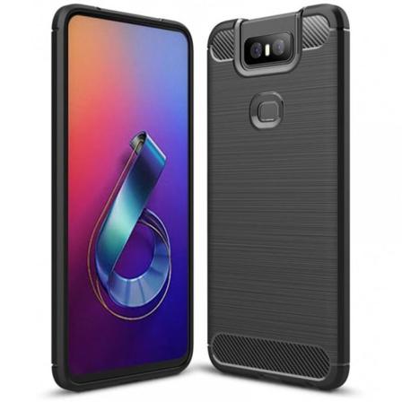 Asus Zenfone 6 Stöttåligt Skal Slimcarbon Svart