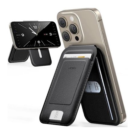 Ugreen Magnetic Wallet Magsafe with Stand - Black