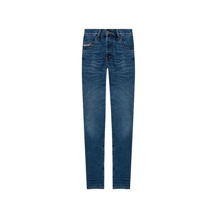 Diesel, Straight Jeans Blauw, Heren, Maat:W29 L30