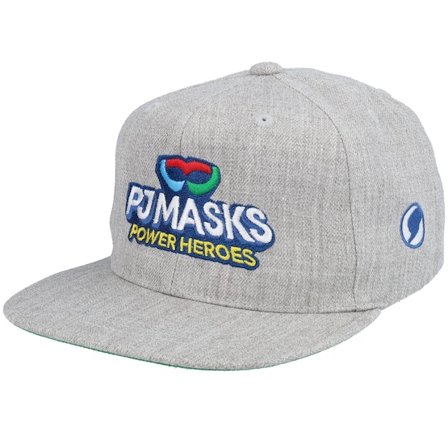 PJ Masks - Grijs snapback Cap - Kids Logo Grey Snapback @ Hatstore