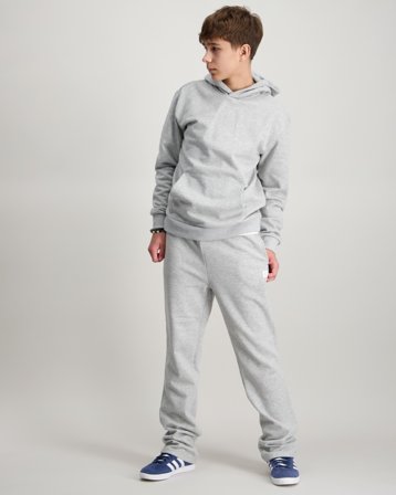 Zeke Essential Logo Print Sweatpants Grå Byxor Kille - Kids Brand Store