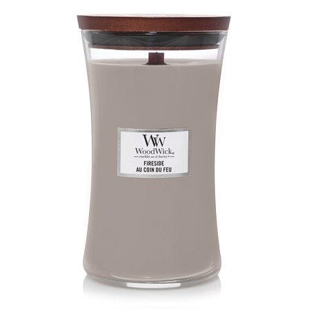 Woodwick Hourglass Candles Fireside 609g - Candela Profumata