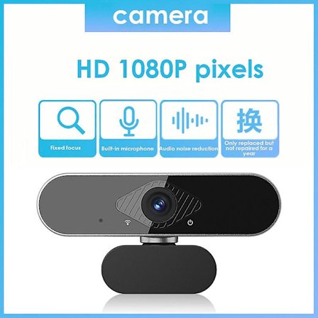 Webkamera 1080p 2k Mini PC USB-kamera Professionell HD Webkamera med mikrofon 60fps för dator, kontor, spelare, Youtube-streaming