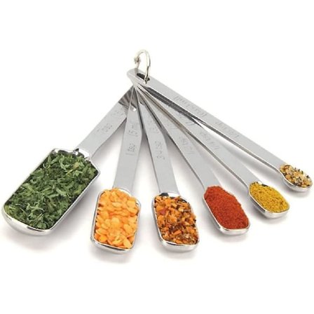 Holdsvare af rustfrit stål i tung kvalitet til tørre eller flydende ingredienser