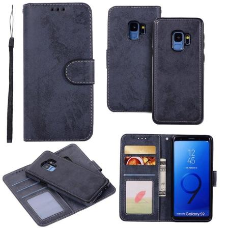 Smart etui med dobbeltfunktion til Samsung Galaxy S9 Svart