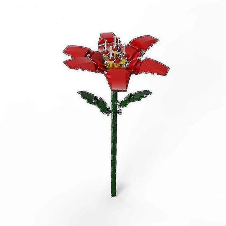 Romantic Flower Bouquet Building Blocks DIY Toy for Home Decoration Potted Plant Gift Kapok