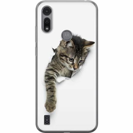 Motorola Moto E6i Mjukt Skal - Katt