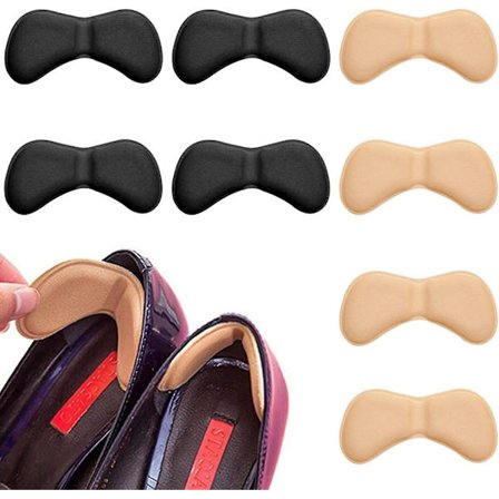 4 Par Hälskydd För Damskor Undvik Blåsor Och Skav, Hälinlägg