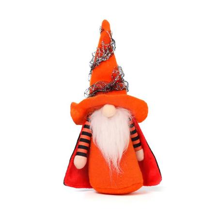 Svensk Tomte Gnome Halloween Dekorationer Skandinavisk Gnome Tomte Nisse Plysj Håndlavet Hexe Statue Ferie Party Dekorationer Type C