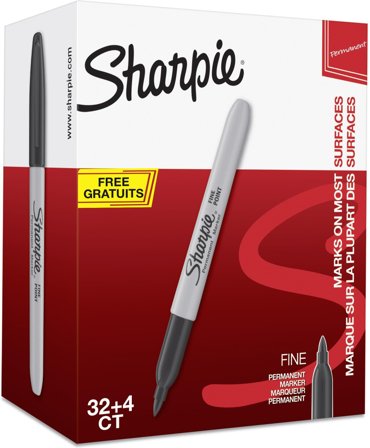 SHARPIE Merkepenn SHARPIE F sort (36)
