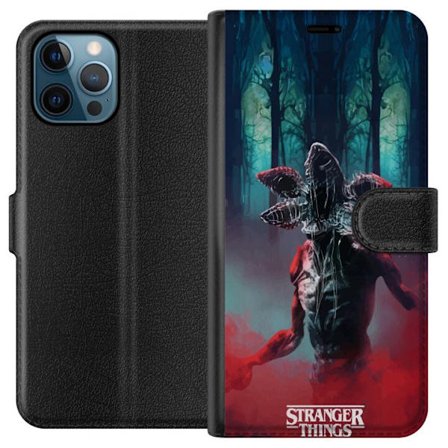 Kompatibelt Plånboksfodral till Apple Apple iPhone 12 Pro Stranger Things Netflix 80-tals mystik skräck