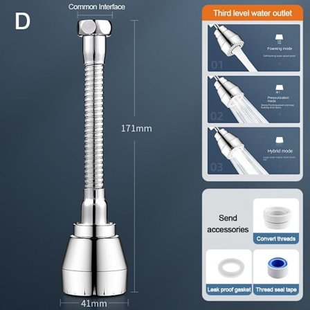 kranmunstycke Kranar Förläng förlängare D D D