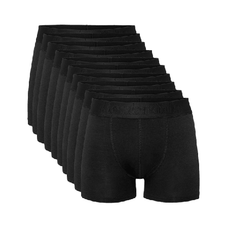 Resteröds Boxer Bamboo 10-pack - Regular Leg Kalsonger Herr Svart XL