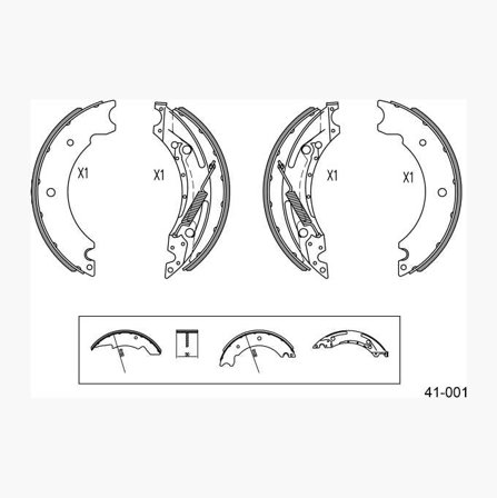 Biltema - Bremsesko for to hjul