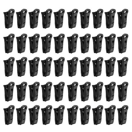 50 Sokke-Klips til Vaskemaskine og Tørretumbler, Vasketøjsklips, Sokke-Tøjpinde, Håndklæde-Klips til Vask, Sokke-Klips