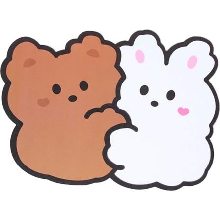 Newrys pöytämatto Söpö piirretty koira Liukumaton hiirenmatto piirretty kappale A