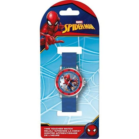 Spiderman analog tidsinlärningsklocka - BARNLICENSERING - SPD4098