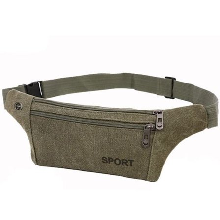 TG Tilava ja Kestävä Vyölaukku (Säädettävissä) Vihreä
