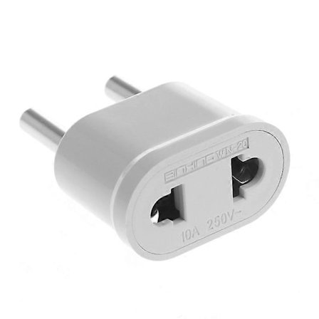 110V - 250V 10A Europa Stik Adapter US til EU Stik Adapter Rejseadapter Amerikansk til Europæisk Stikkontakt Væg Stik Strøm Konverter