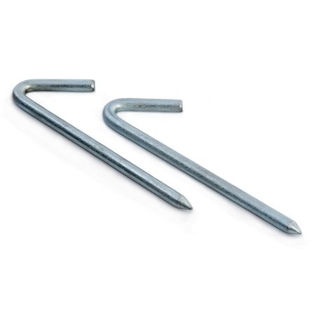 Precisionsnätpinnar i stål (20-pack) One Size Stålgrå