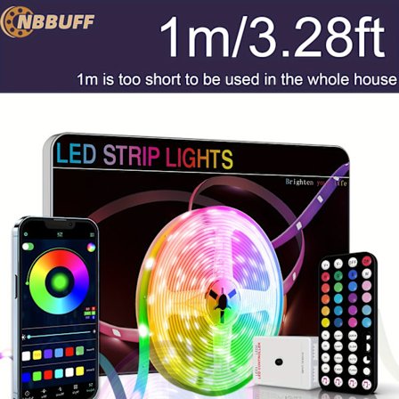 Älykkäät LED-valot, 99,97 cm - 30,48 metriä. Älykäs APP-ohjaus, musiikin synkronointi, värin vaihtavat valonauhat kaukosäätimellä ja ajastimella, 