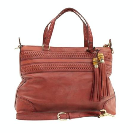 Gucci Vintage, Pre-owned Bag Rood, Dames, Maat:ONE Size,leer