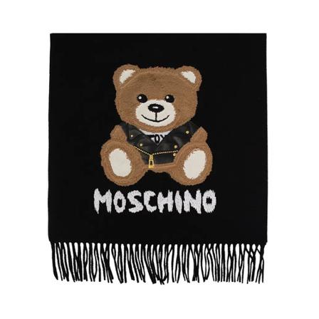 Moschino - Sjalar - Svart - Dam - Storlek: One Size, Dam, Storlek: ONE SIZE