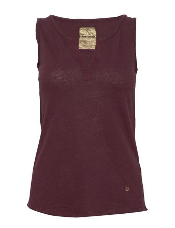 Troy Tank Top T-shirts & Tops Sleeveless Rød MOS MOSH