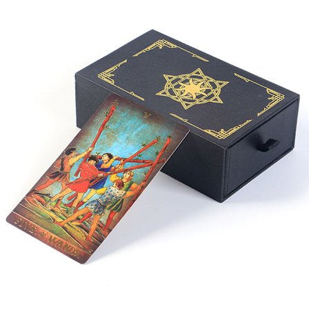 Nya Paris Tarotkort i guldfolie utan kant