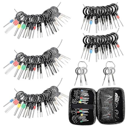 82 stk Terminal Ekstraktor Fjerningsverktøy Sett Depinning Nøkkelverktøy Sett For Bil Husholdningsapparater, Verktøy Wi